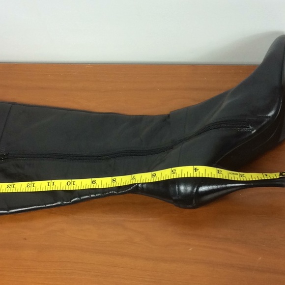 Nine West black leather boots. NWOT - Picture 7 of 7